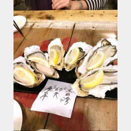 「地下の粋」で冬場は真牡蠣、夏は岩牡蠣をメインに…（提供写真）