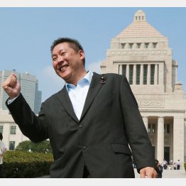 関連会社も標的！？（N国の立花党首）／（Ｃ）日刊ゲンダイ