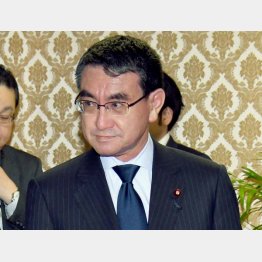 河野外相はニンマリ（Ｃ）日刊ゲンダイ