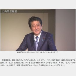 なぜかニヤニヤ（首相官邸HPより）