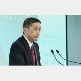 日産自動車の西川社長（Ｃ）日刊ゲンダイ
