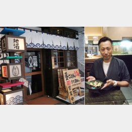 「鰻の白焼きも人気メニューになりました」と中谷さん（右）／（Ｃ）日刊ゲンダイ