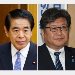 下村博文選対委員長と萩生田光一文科相（Ｃ）日刊ゲンダイ