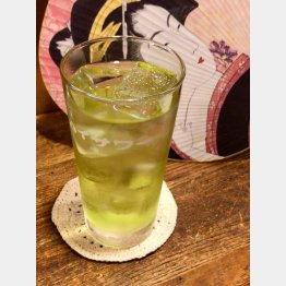 オススメは焼酎の玉露茶割り（Ｃ）日刊ゲンダイ