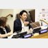 国連本部での環境関連会合でスピーチする小泉環境相（ニューヨーク）／（Ｃ）共同通信社