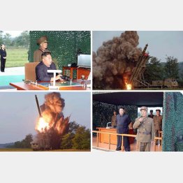 日韓がモメている間に、北朝鮮は新型ミサイルをバンバン発射（コリアメディア提供・共同）