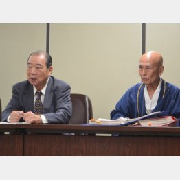 告発時の司法クラブでの会見（昨年９月）／（Ｃ）日刊ゲンダイ