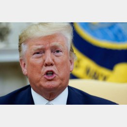 トランプ大統領（Ｃ）ロイター