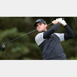 15歳でスクラッチプレーヤー、アダム・スコットに憧れる若き27歳のＴ・ピータース（Ｃ）ロイター／PA Media