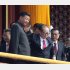 中国建国７０年の記念式典での習近平国家主席（左）と江沢民元国家主席（Ｃ）ロイター