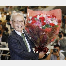 ノーベル化学賞を受賞した吉野彰氏（Ｃ）共同通信社