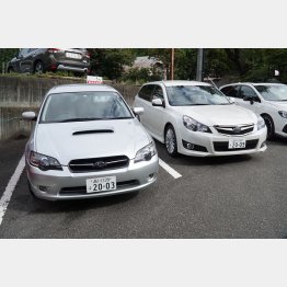 「歴代レガシィ試乗会」の様相（写真）小沢コージ