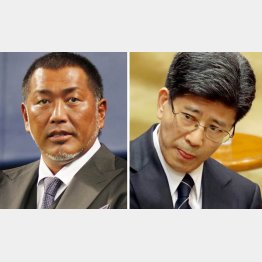 救われず…（清原和博氏と佐川元長官）／（Ｃ）日刊ゲンダイ