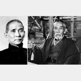 孫文（左）と犬養毅（日本電報通信社撮影）は十数年来の友人だった（Ｃ）共同通信社