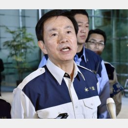 それでも知事か？（Ｃ）共同通信社