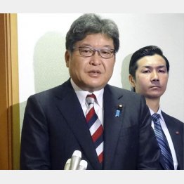 同じことを言っただけ（萩生田文科相＝28日）／（Ｃ）共同通信社