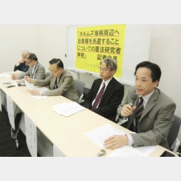 「派遣は認められない」とする声明を発表（Ｃ）日刊ゲンダイ