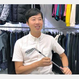 ミズノ・ゴルフ事業部の竹生一貴さん（提供写真）