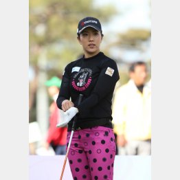 ツアー出場を自粛する笠りつ子（Ｃ）日刊ゲンダイ