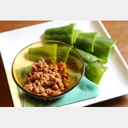 合う酒＝ビール（Ｃ）日刊ゲンダイ