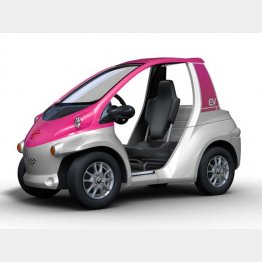 政府は10万円の補助金検討（トヨタ車体の１人乗り超小型電気自動車〈EV〉「コムス」）／（Ｃ）共同通信社