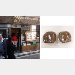 老舗和菓子店「桃六」（右は二宮が贈ったどら焼き）／（Ｃ）日刊ゲンダイ