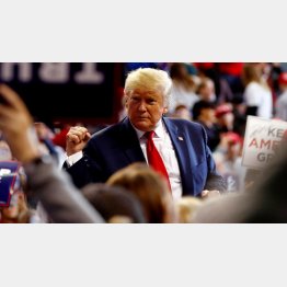 トランプ米大統領は成果をアピール（Ｃ）ロイター