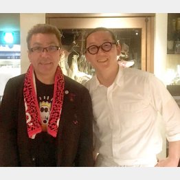 「焼肉 旬やさいファンボギ」の高橋シェフと（提供写真）