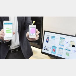 シャープとセコムが連携し提供する高齢者見守りサービス（Ｃ）共同通信社