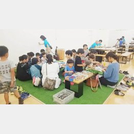 ものづくりの楽しさをワークショップで伝える（提供写真）