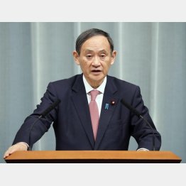 菅官房長官（Ｃ）共同通信社