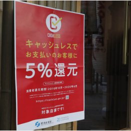 街にあふれる対象店舗（Ｃ）日刊ゲンダイ