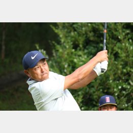 男子下部ツアーに2試合出場の野球評論家・谷繁元信さん（写真提供：JGTO）