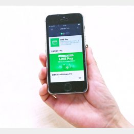 「LINE Pay」／（Ｃ）日刊ゲンダイ