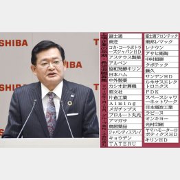 東芝は子会社で年2回実施（車谷暢昭会長兼CEO）（Ｃ）共同通信社