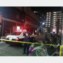 神戸山口組幹部が射殺された現場付近（兵庫県尼崎市）／（Ｃ）日刊ゲンダイ