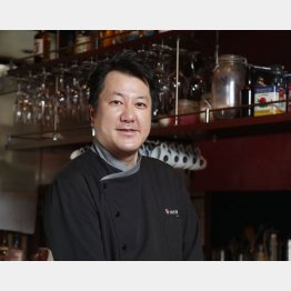 「Bistro Q」の山下九さん（Ｃ）日刊ゲンダイ
