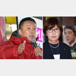 関電疑惑で稲田幹事長代行（右）も飛び火、れいわ山本代表は刺客となるか（Ｃ）日刊ゲンダイ