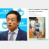 ”アベ側近”の前田晋太郎下関市長。（右は、安倍首相等身大パネル＝道の駅北浦街道ほうほく公式HPから）／（Ｃ）日刊ゲンダイ
