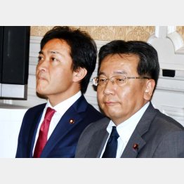 立憲民主の枝野代表（右）と国民民主の玉木代表（Ｃ）日刊ゲンダイ