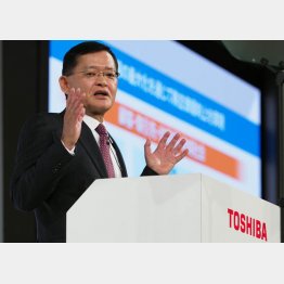 TOBは成立するか（東芝の車谷会長）／（Ｃ）日刊ゲンダイ