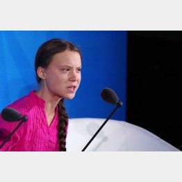 “環境少女”ことグレタ・トゥーンベリさん（Ｃ）ロイター