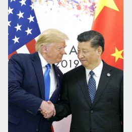米中貿易摩擦はあくまで部分合意（トランプ米大統領と中国の習近平主席）／（Ｃ）ロイター＝共同通信社