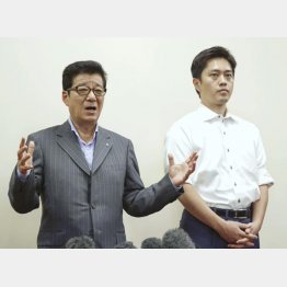 シレッと開業は無理筋だ（松井市長と吉村府知事）／（Ｃ）共同通信社