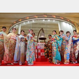 東京証券取引所で行われた2019年大発会（Ｃ）日刊ゲンダイ