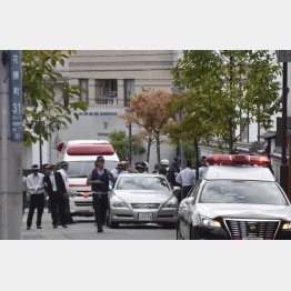 神戸山口組系事務所付近で発砲事件（2019年10月）／（Ｃ）日刊ゲンダイ