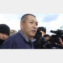 史上2番目、1億9320万円のクロマグロを釣り上げた漁師の山本昌彦さん（Ｃ）共同通信社