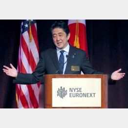「バイ・マイ・アベノミクス」宣言から６年あまり…（代表撮影・共同）