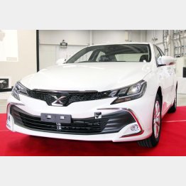 トヨタ自動車のセダン「マークＸ」の最終生産車両（Ｃ）共同通信社
