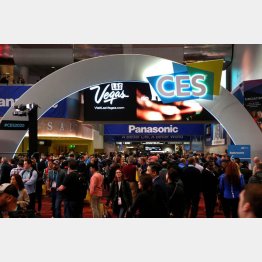 CESのロビー（Ｃ）ロイター　